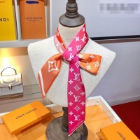 Unique Discount Louis Vuitton LV Aurora Nano Bandeau Silk Scarf 5x120cm M79580 Pink/Orange 2026