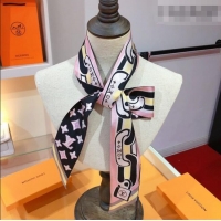 Top Quality Louis Vuitton Bejewelled BB Bandeau Silk Scarf 5x120cm M78854 Black 2026