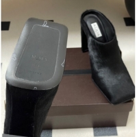 Unique Style Alaia Square Mules 10cm in Haircalf Black 2026 AL102908 1029137