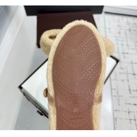 Best Product Alaia Ballet Flats in Shearling Wool Beige 2026 AL120901 1209002
