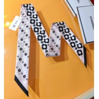 Low Cost Chanel Bloom Silk Scarf 6x120cm CH010606 Pink 2026