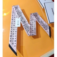 Luxury Discount Chanel Bloom Silk Scarf 6x120cm CH010607 Pink 2026