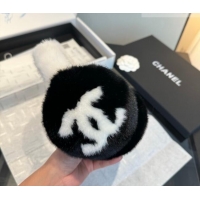 Top Quality Chanel Earmuff CH01050 White/Black 2026