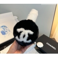 Top Quality Chanel Earmuff CH01050 White/Black 2026