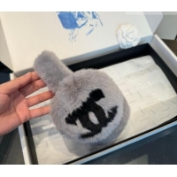 Top Grade Chanel Earmuff CH010509 Grey/Black 2026