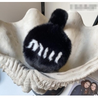 Big Discount Miu Miu Earmuff MM010501 Black 2026