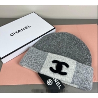 Top Grade Chanel Knit Hat CH010510 Grey 2026