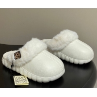 Grade Loewe Wool Platform Mules 2026 LW103004 White