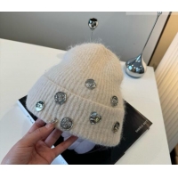 Best Price Chanel Knit Hat with Charms CH010517 Beige 2026