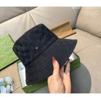 Fashion Discount Gucci GG Canvas Bucket Hat GG010513 Black 2026