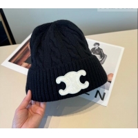 Market Sells Celine Knit Hat CE010516 Black 2026