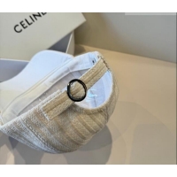 Best Price Celine Baseball Hat with Strass CE010516 White 2026
