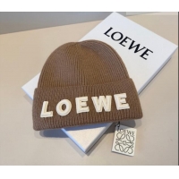Hot Style Discount Loewe Knit Hat LW010516 Beige 2026