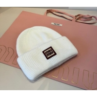Particularly Recommended Miu Miu Knit Hat MIU010516 White 2026