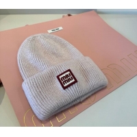 Buy Classic Discount Miu Miu Knit Hat MIU010516 Grey 2026