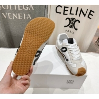Most Popular Loewe Ballet Runner 2.0 Sneakers in Nylon and Suede White/Black 1210063