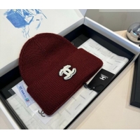 Luxury Cheap Chanel Knit Hat CH010520 Brown 2026
