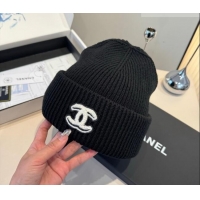 Well Crafted Chanel Knit Hat CH010520 Black 2026