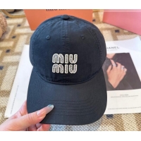 Buy Inexpensive Miu Miu Canvas Baseball Hat MIU010522 Black 2026
