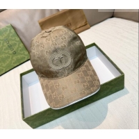 Good Product Gucci GG Nylon Baseball Hat GG010523 Beige 2026