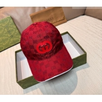Top Grade Gucci GG Nylon Baseball Hat GG010523 Red 2026