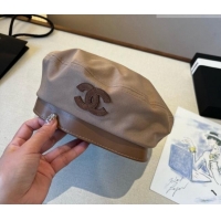 Pretty Style Chanel Beret Hat CH010524 Beige 2026