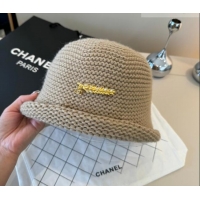Buy Fashionable Chanel Knit Bucket Hat CH010527 Beige 2026
