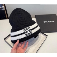 Cheap Price Chanel Knit Hat CH010528 Black 2026