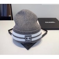 Buy Discount Chanel Knit Hat CH010528 Grey 2026