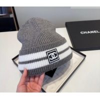 Buy Discount Chanel Knit Hat CH010528 Grey 2026
