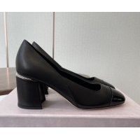 Grade Quality Jimmy Choo Jenson 65 Pumps in Nappa & Patent Leather Black 5111746