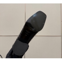 Unique Discount Jimmy Choo Eliot Slippers 4.5cm in Nappa Leather with Eyelets Black 1210089