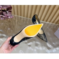 Buy Discount Jimmy Choo Romy Pumps 8.5cm in Lace Mesh Black 1210092