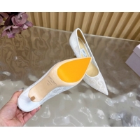 Low Price Jimmy Choo Romy Pumps 8.5cm in Lace Mesh White 1210093