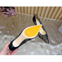 Best Price Jimmy Choo Romy Pumps 6.5cm in Lace Mesh Black 1210096