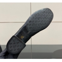 Luxury Jimmy Choo Mesh and Strass Mary Janes Ballerinas Flat with Pearl Bow Black JC121001 1210122