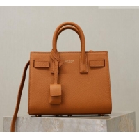 Grade Design Saint Laurent Sac De Jour Nano Tote bag in Grained Calfskin 717440 Brown 2026