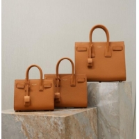 Grade Design Saint Laurent Sac De Jour Nano Tote bag in Grained Calfskin 717440 Brown 2026