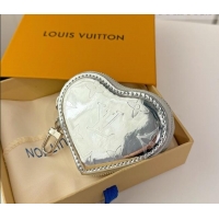Grade Cheap Louis Vuitton Heart Coin Purse M26575 Silver 2026