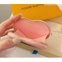 Trendy Design Louis Vuitton Heart Coin Purse M26575 Pink 2026