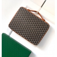 Best Quality Goyard Compagnon Universel A4 8065 Black And Brown 2025