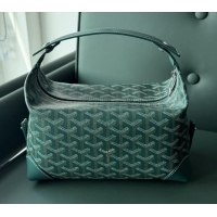 Buy Discount Goyard Bowling 25 Toiletry Bag With Strap 020216 Green 2025