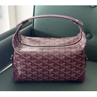 Discount Goyard Bowling 25 Toiletry Bag With Strap 020216 Burgundy 2025
