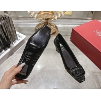 Grade Roger Vivier Belle Vivier Pumps 4.5cm in Fabric and Sequins Black RV121103 1211118 2026