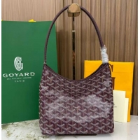 Luxury Cheap Goyard Boheme Mini Hobo Bag G4592 Burgundy