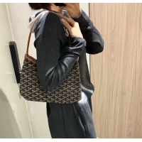 Traditional Discount Goyard Boheme Mini Hobo Bag G4592 Black And Tan