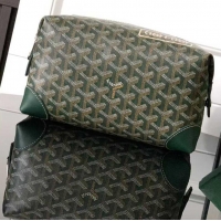 Grade Promotional Goyard Boeing 25 Travel Toilet Bag G8741 Dark Green