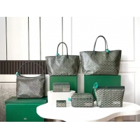 Best Design Goyard Original Zippy Organizer Wallet 020111 Dark Green