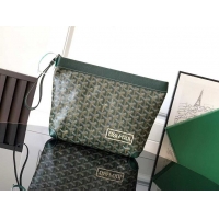 Luxury Discount Goyard Original Conti Clutch Bag 8811 Dark Green