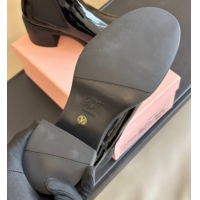 Classic Hot Roger Vivier Viv' Rangers Chelsea Booties 6cm in Patent Leather with Strass Buckle Black RV121204 1212024 20